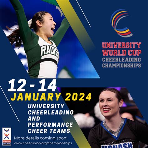 cheerleading worlds dates|icu cheerleading world's 2024 schedule.